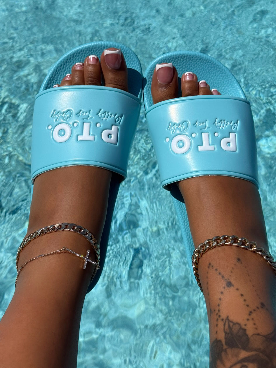 *NEW* Babie Blue Slides