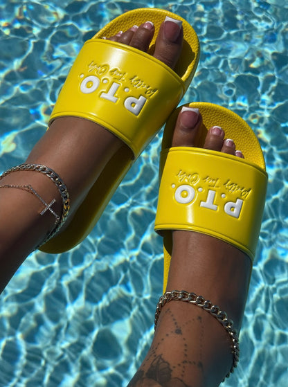 *NEW* Summer Fine Yellow Slides
