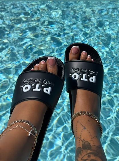 *NEW* Baddie In Black Slides