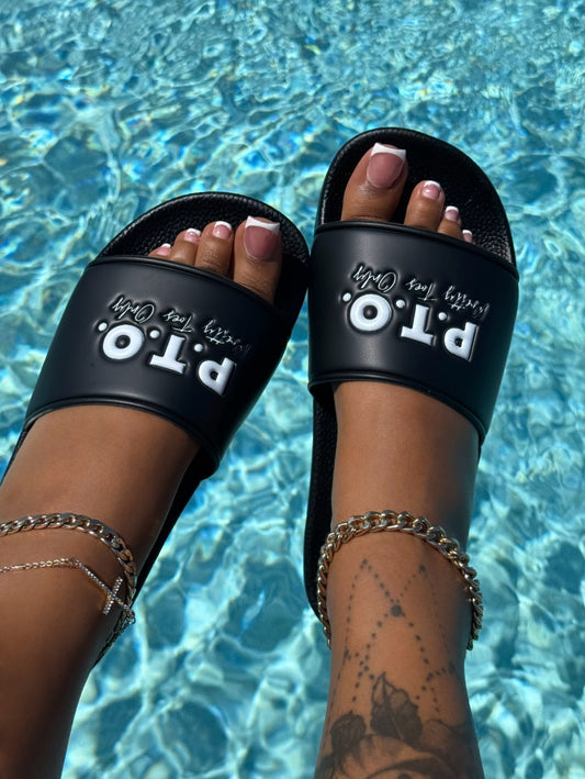 *NEW* Baddie In Black Slides