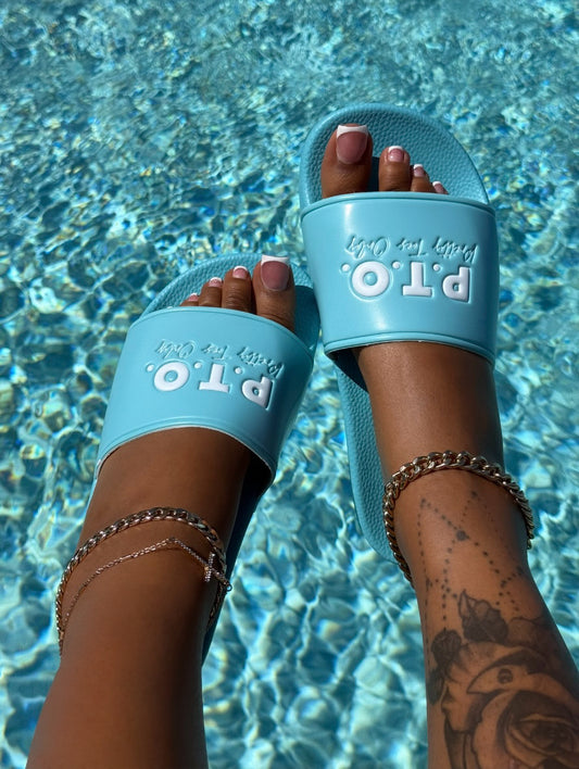 *NEW* Babie Blue Slides