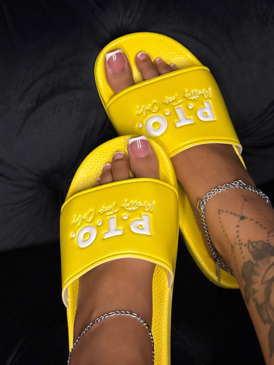 *NEW* Summer Fine Yellow Slides